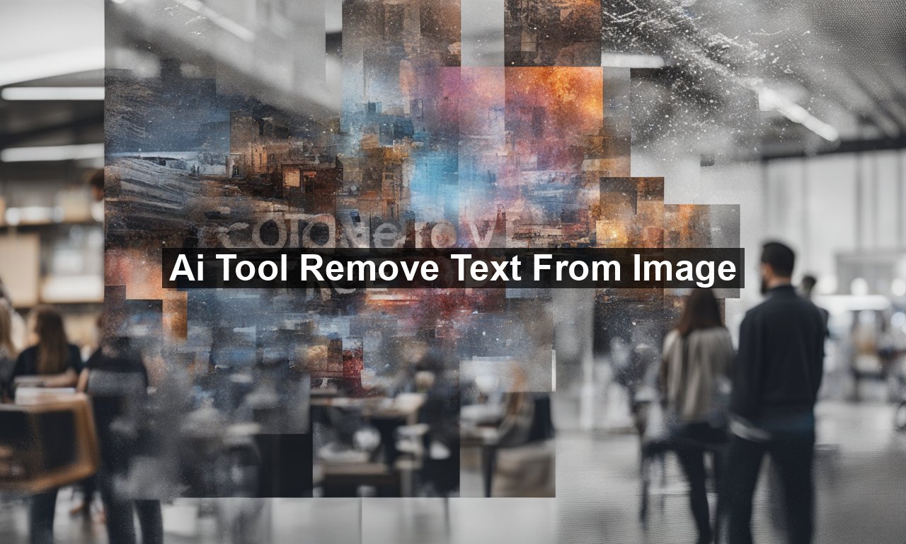 Ai Tool Remove Text From Image