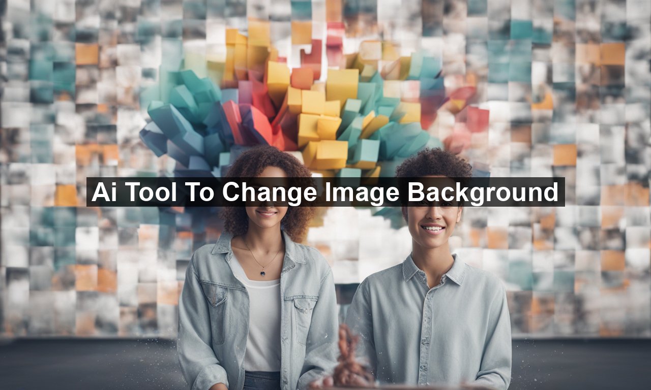 Ai Tool To Change Image Background