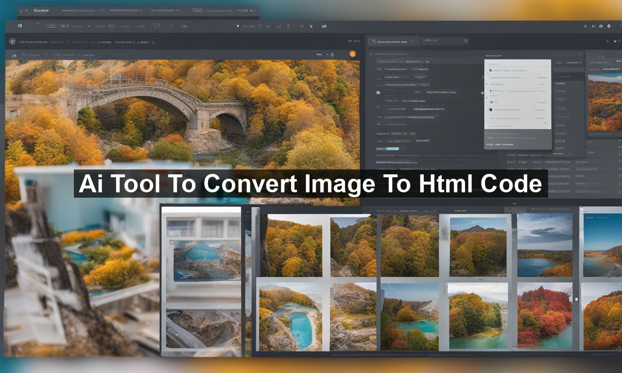 Ai Tool To Convert Image To Html Code