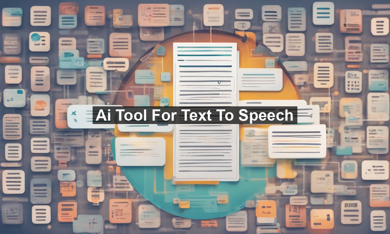 Ai Tool For Text To Speech