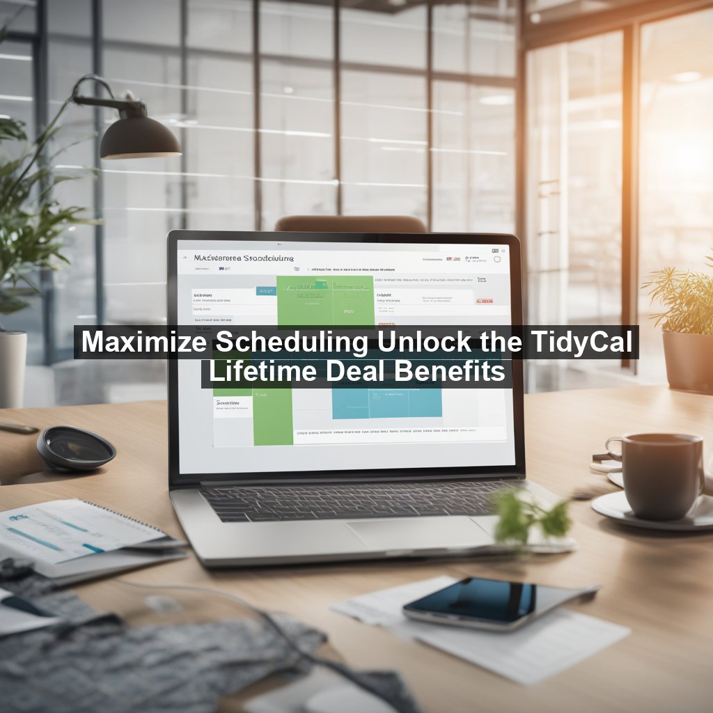 Maximize Scheduling Unlock the TidyCal Lifetime Deal Benefits