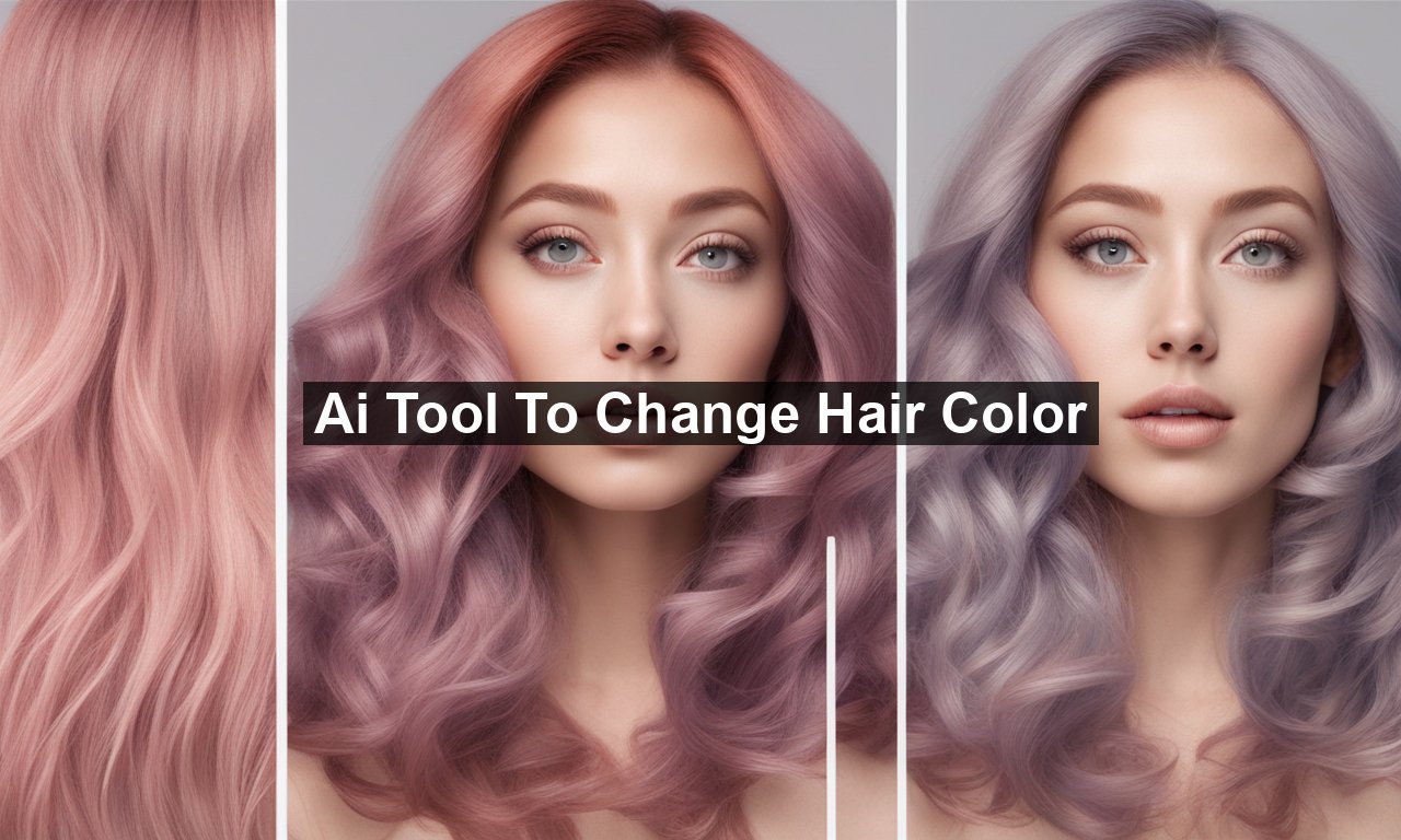 Ai Tool To Change Hair Color