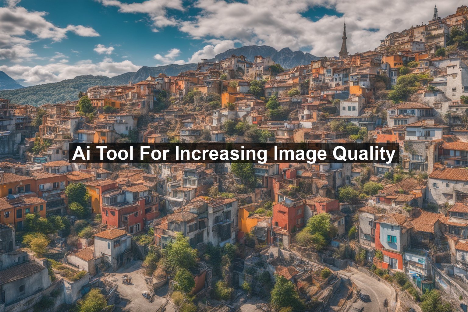 Ai Tool For Increasing Image Quality