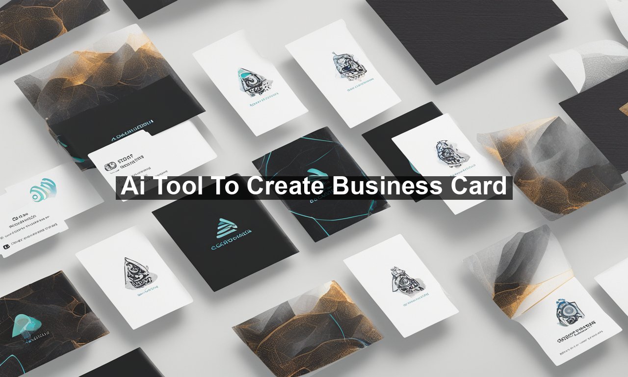 Ai Tool To Create Business Card