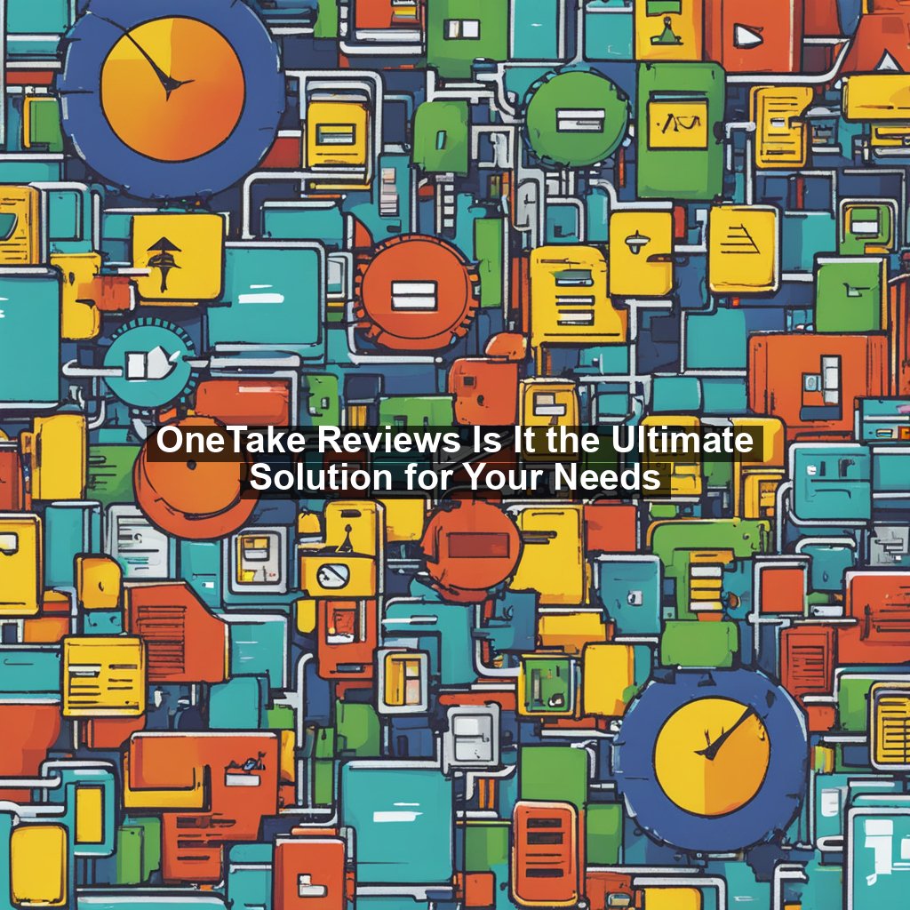 OneTake Reviews Is It the Ultimate Solution for Your Needs