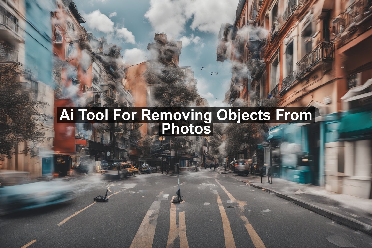 Ai Tool For Removing Objects From Photos