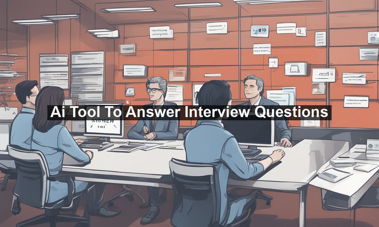 Ai Tool To Answer Interview Questions