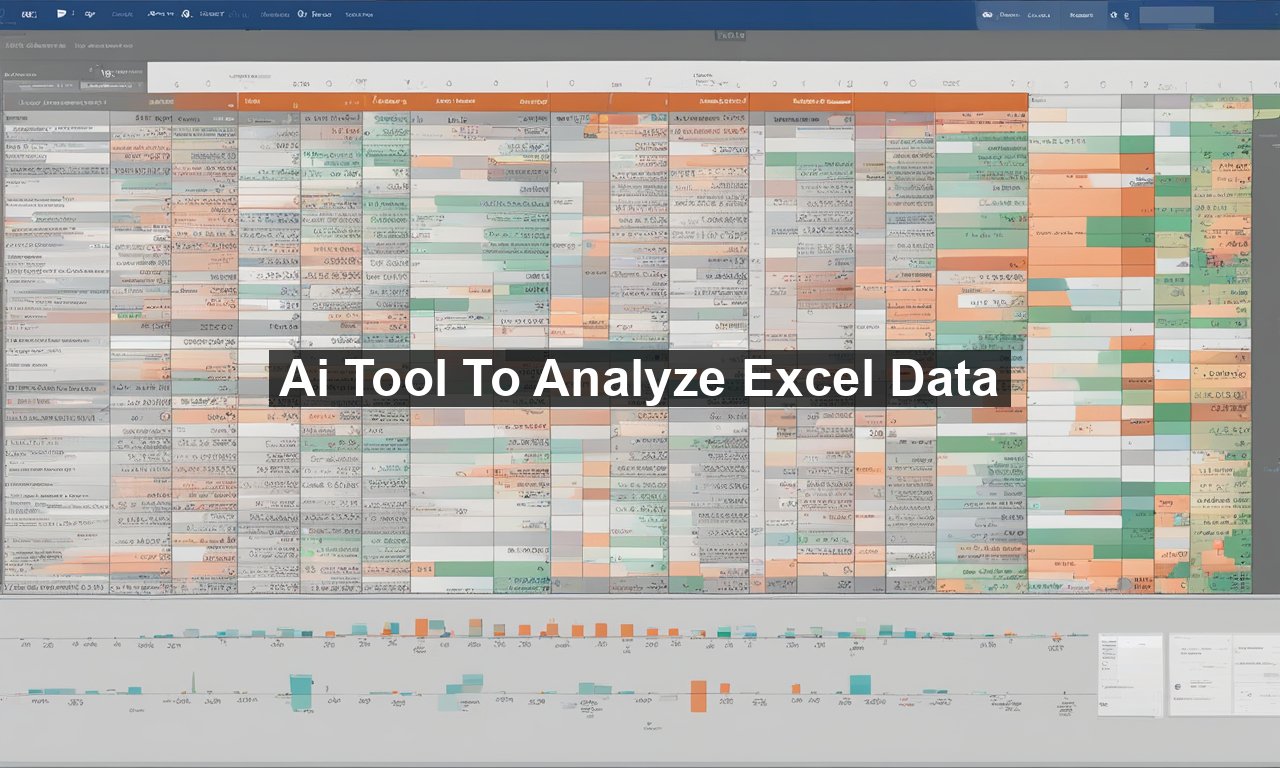 Ai Tool To Analyze Excel Data