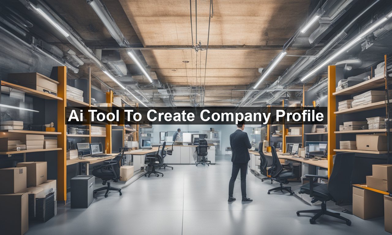 Ai Tool To Create Company Profile