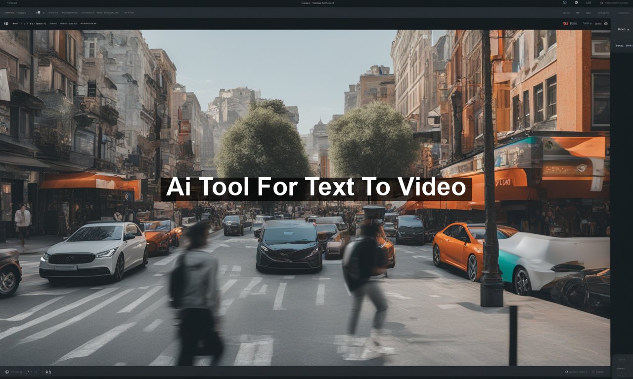 Ai Tool For Text To Video