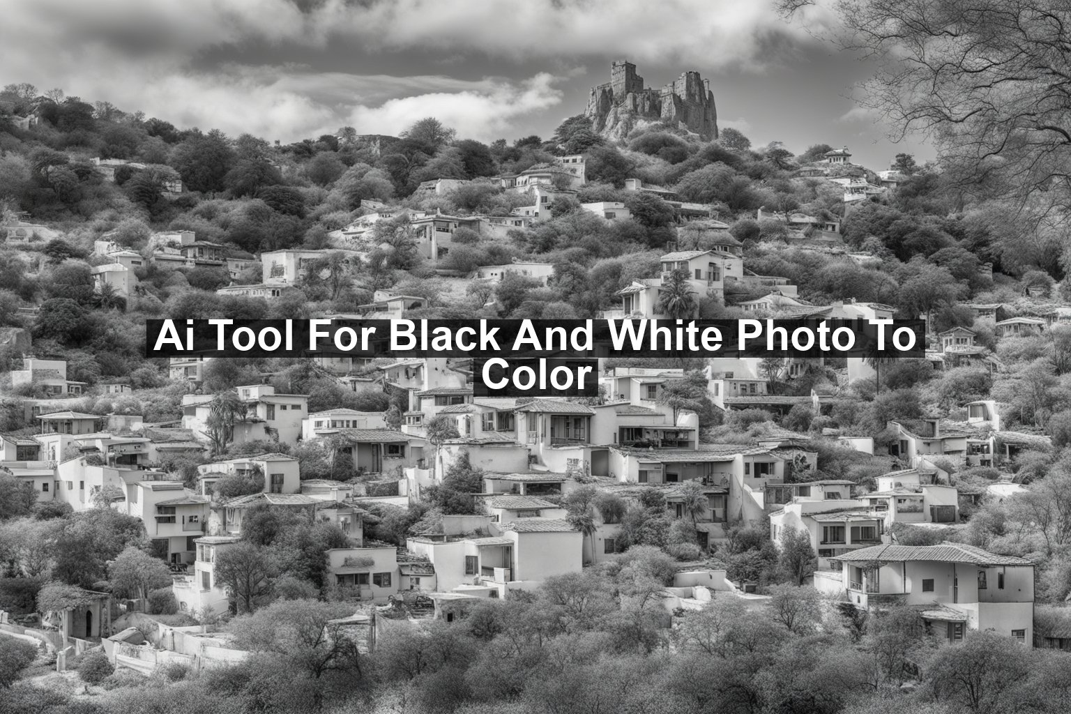 Ai Tool For Black And White Photo To Color