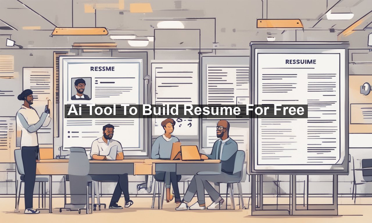 Ai Tool To Build Resume For Free