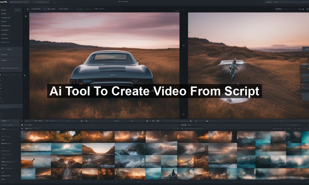 Ai Tool To Create Video From Script