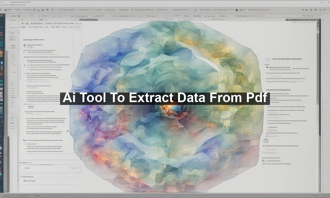 Ai Tool To Extract Data From Pdf