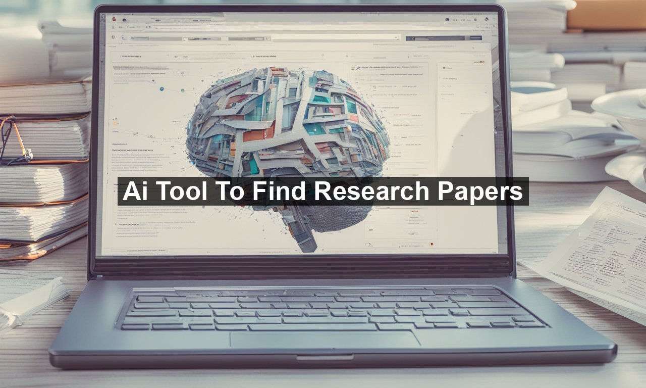 Ai Tool To Find Research Papers