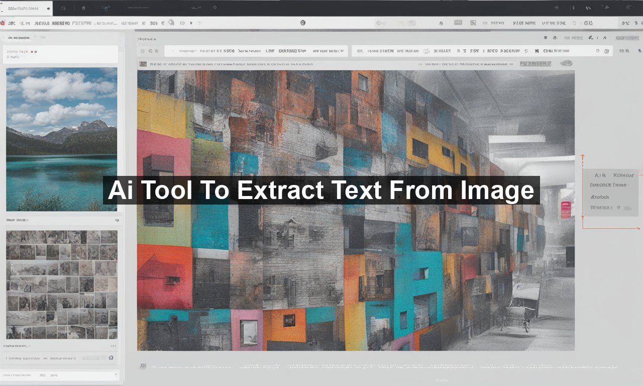 Ai Tool To Extract Text From Image