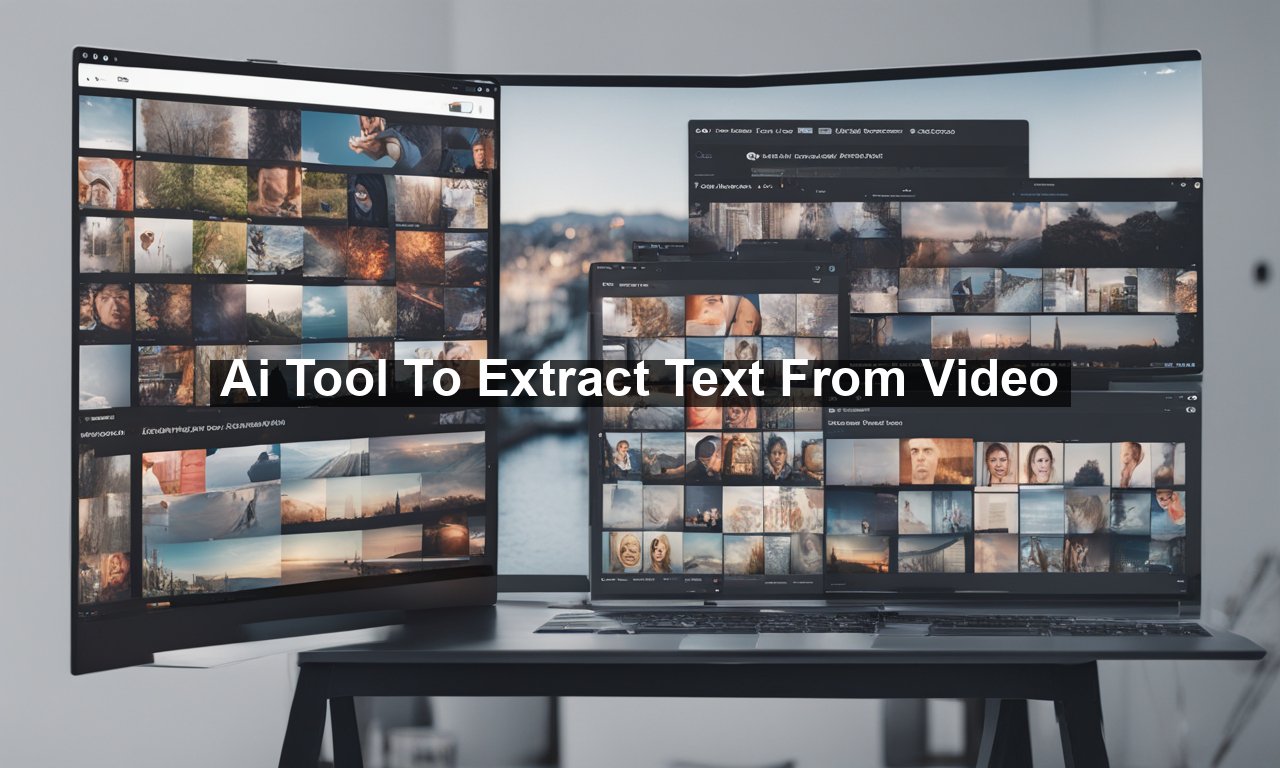 Ai Tool To Extract Text From Video