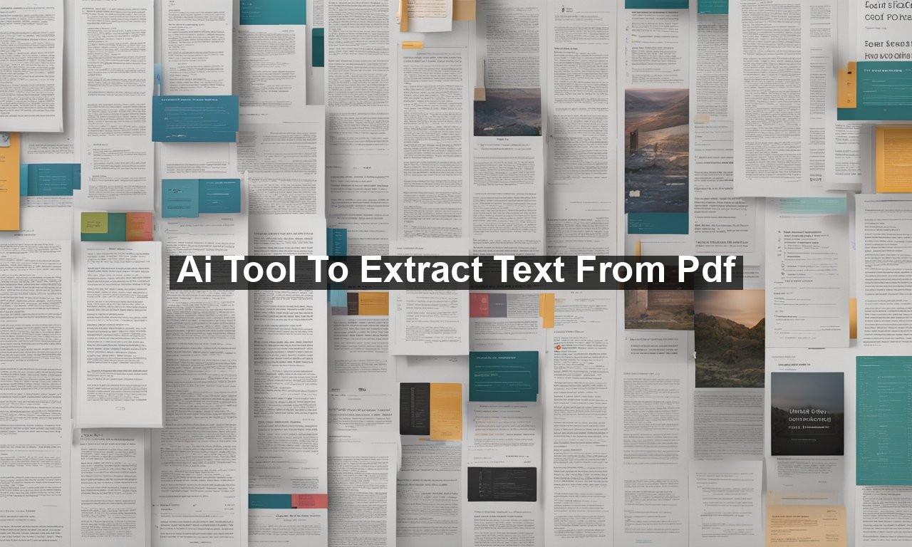 Ai Tool To Extract Text From Pdf