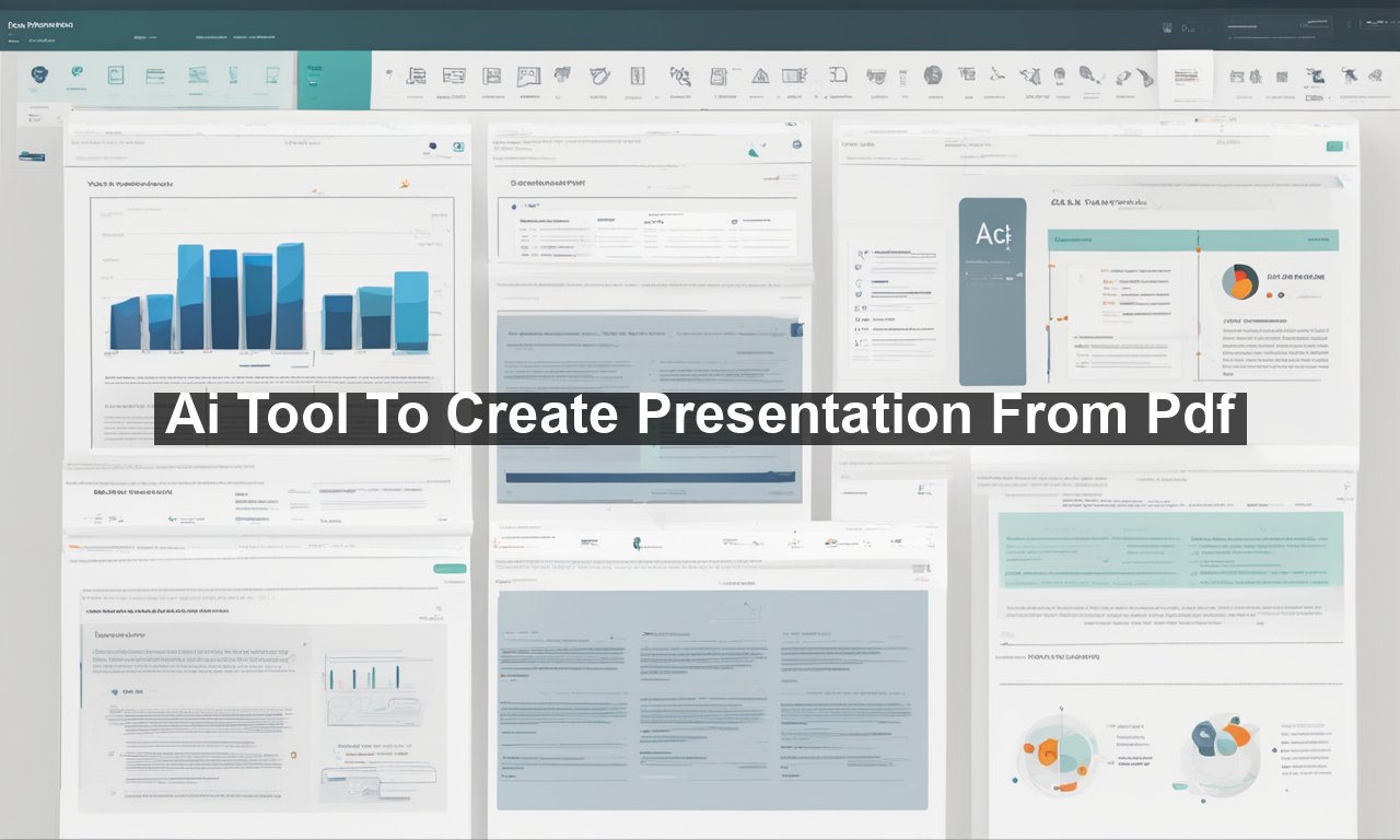 Ai Tool To Create Presentation From Pdf