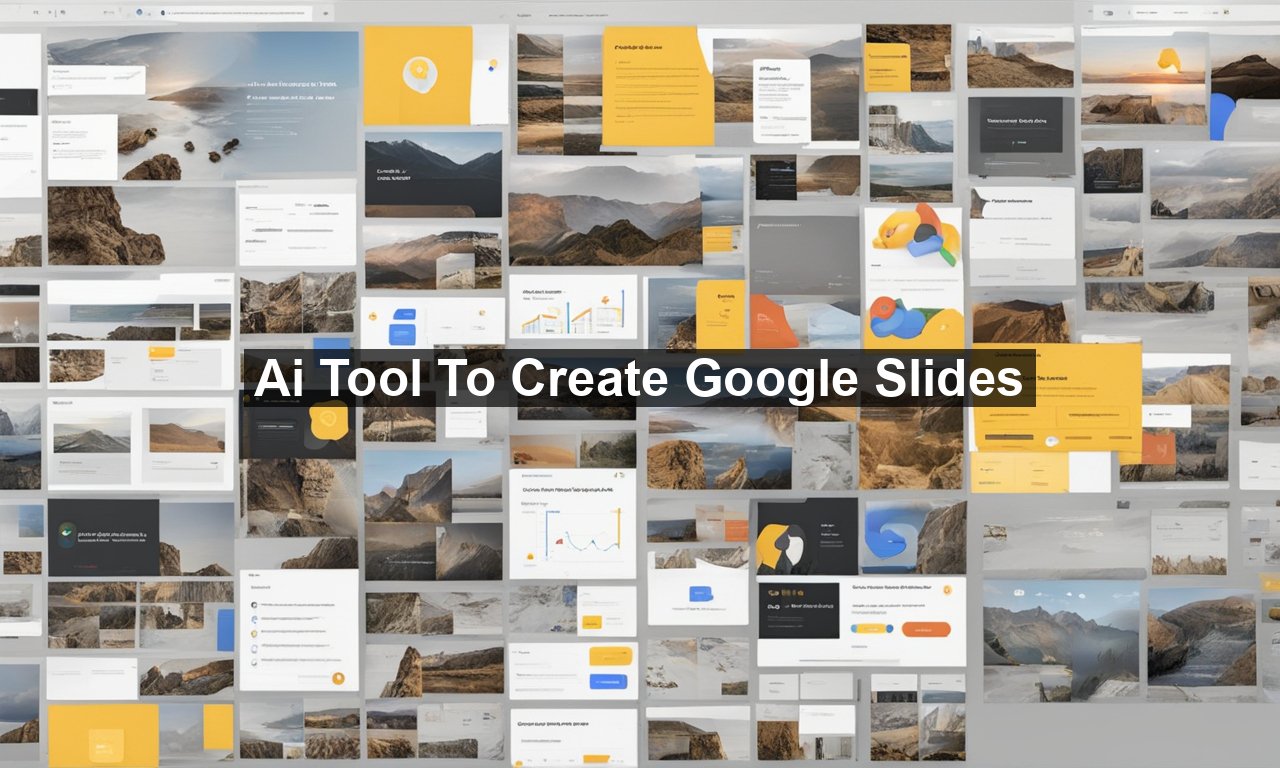 Ai Tool To Create Google Slides