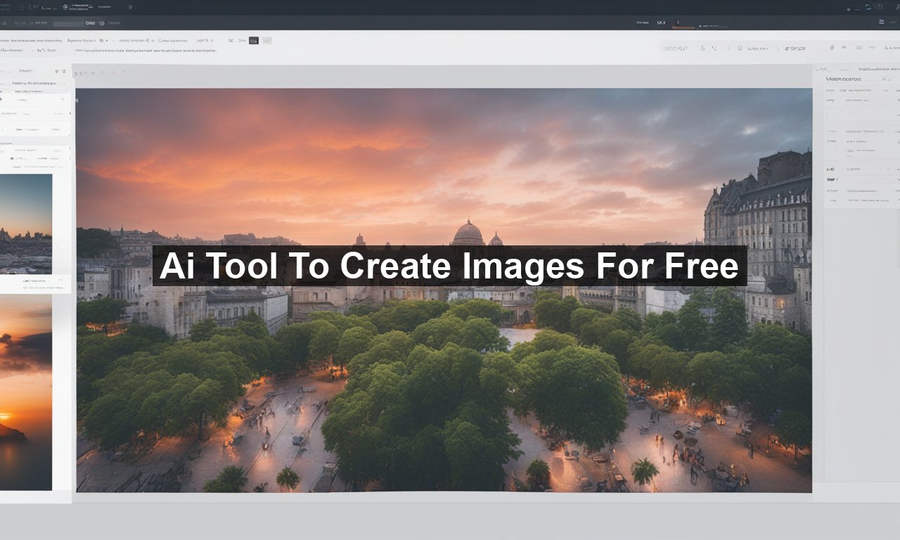 Ai Tool To Create Images For Free