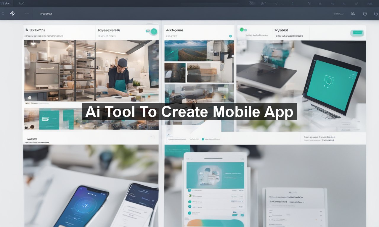 Ai Tool To Create Mobile App