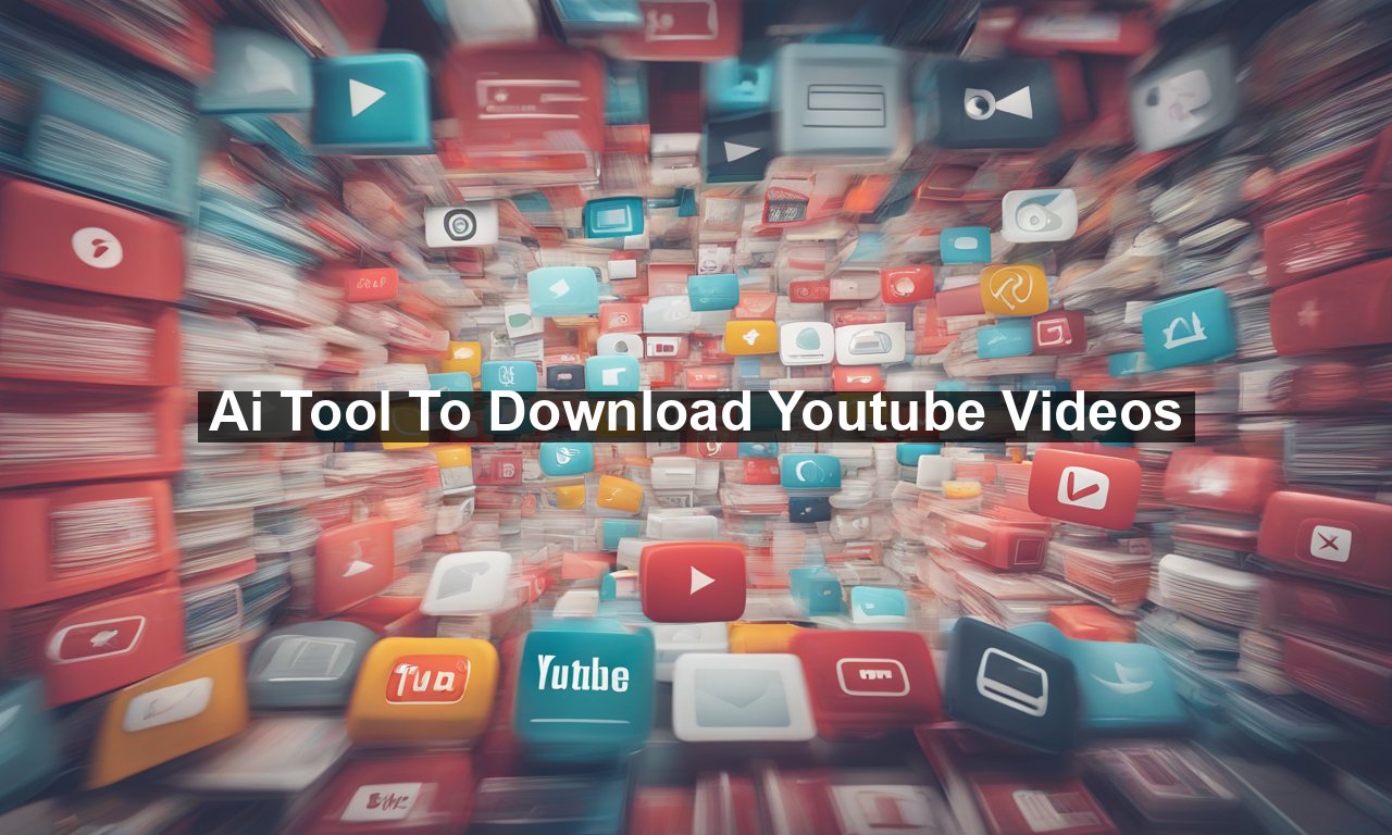 Ai Tool To Download Youtube Videos