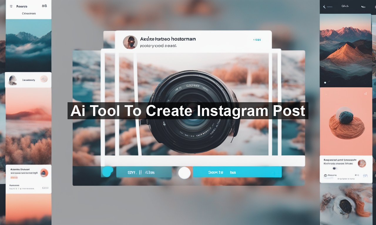 Ai Tool To Create Instagram Post