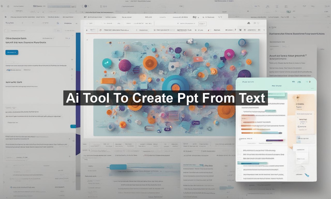 Ai Tool To Create Ppt From Text