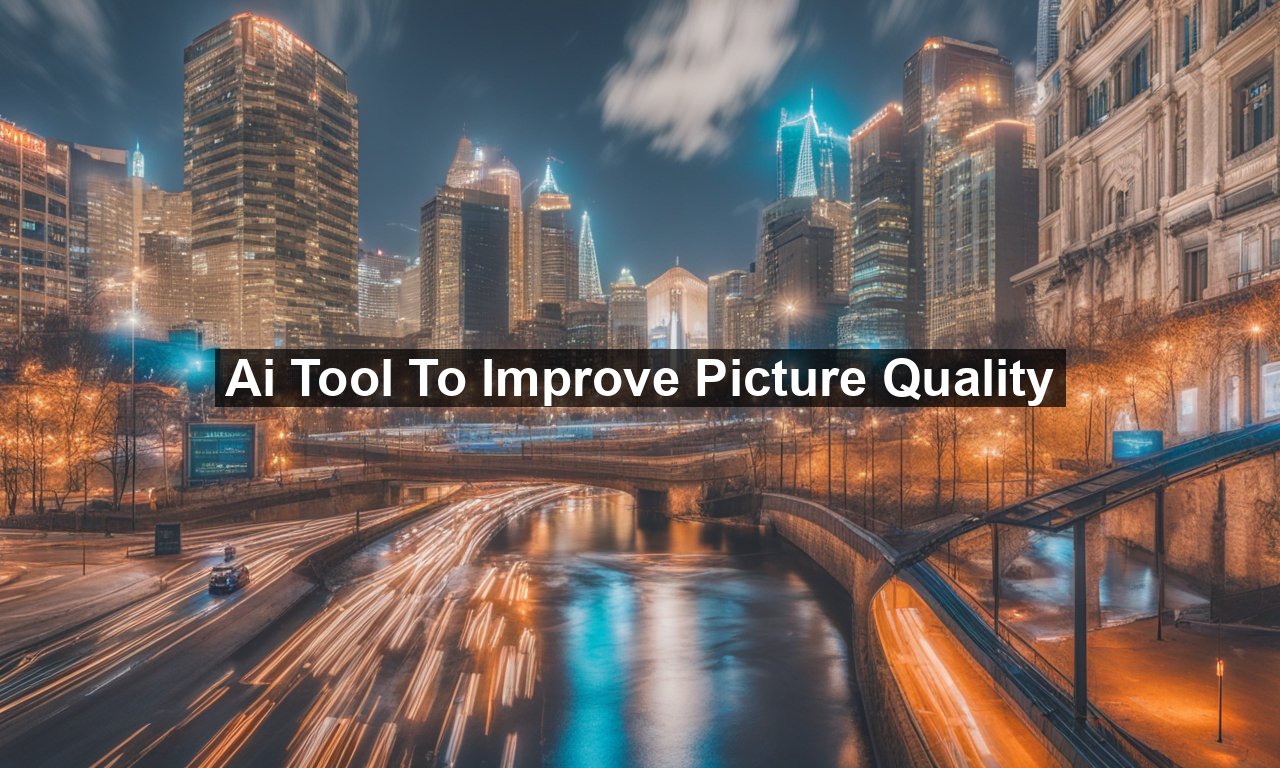 Ai Tool To Improve Picture Quality