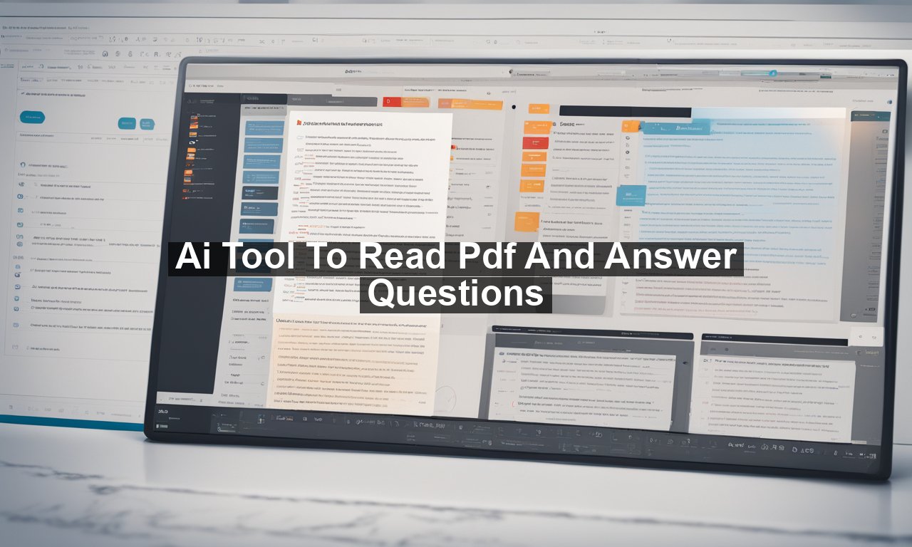 Ai Tool To Read Pdf And Answer Questions