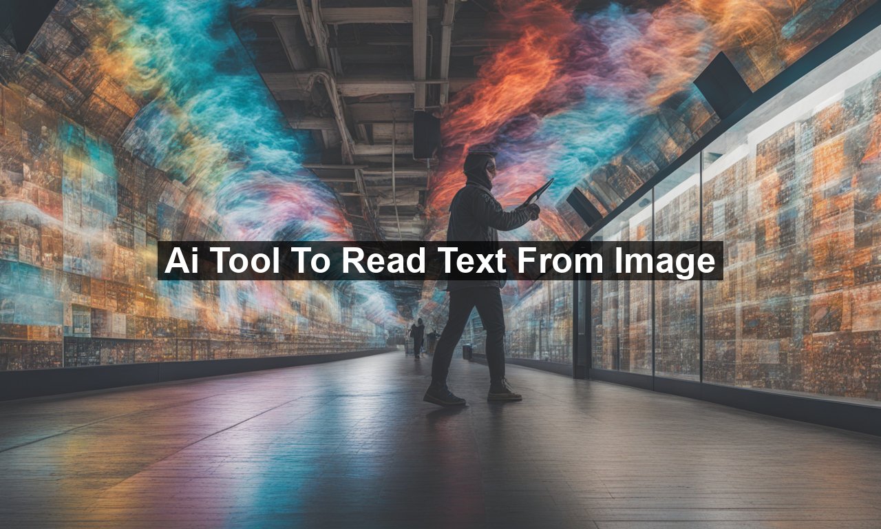 Ai Tool To Read Text From Image