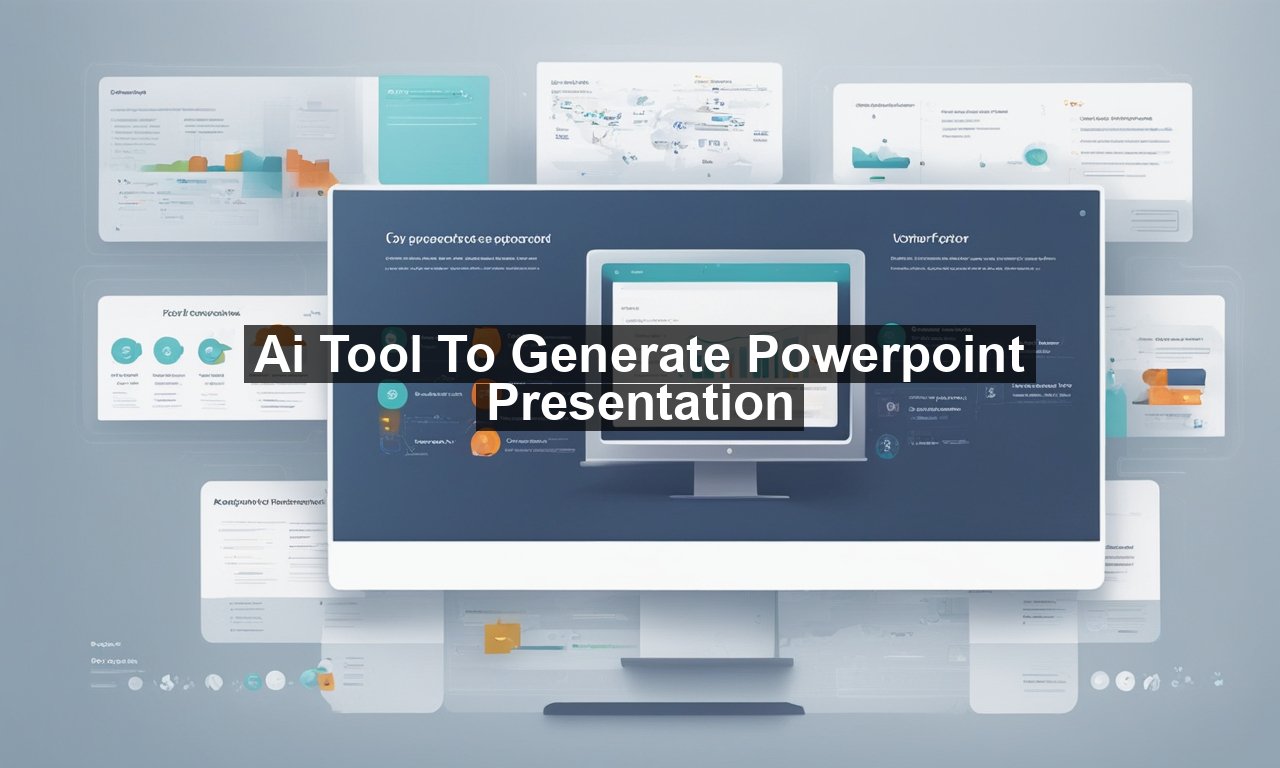 Ai Tool To Generate Powerpoint Presentation