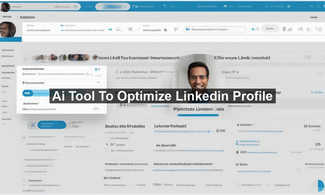 Ai Tool To Optimize Linkedin Profile