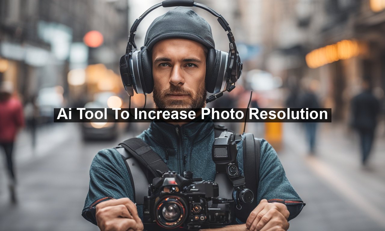 Ai Tool To Increase Photo Resolution