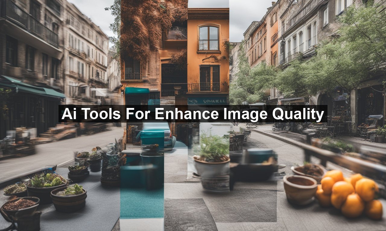 Ai Tools For Enhance Image Quality