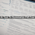 Ai Tool To Summarize Pdf Free