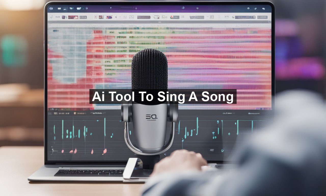 Ai Tool To Sing A Song